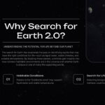 Why Search for Earth 2.0 slide showing habitable conditions content