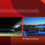 FIFA 2026 World Cup Template - Canada venues slide to highlight Toronto and Vancouver stadiums
