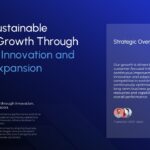 Growth Report Strategic Overview - Innovation strategy content with team photos and trust indicators for credibility