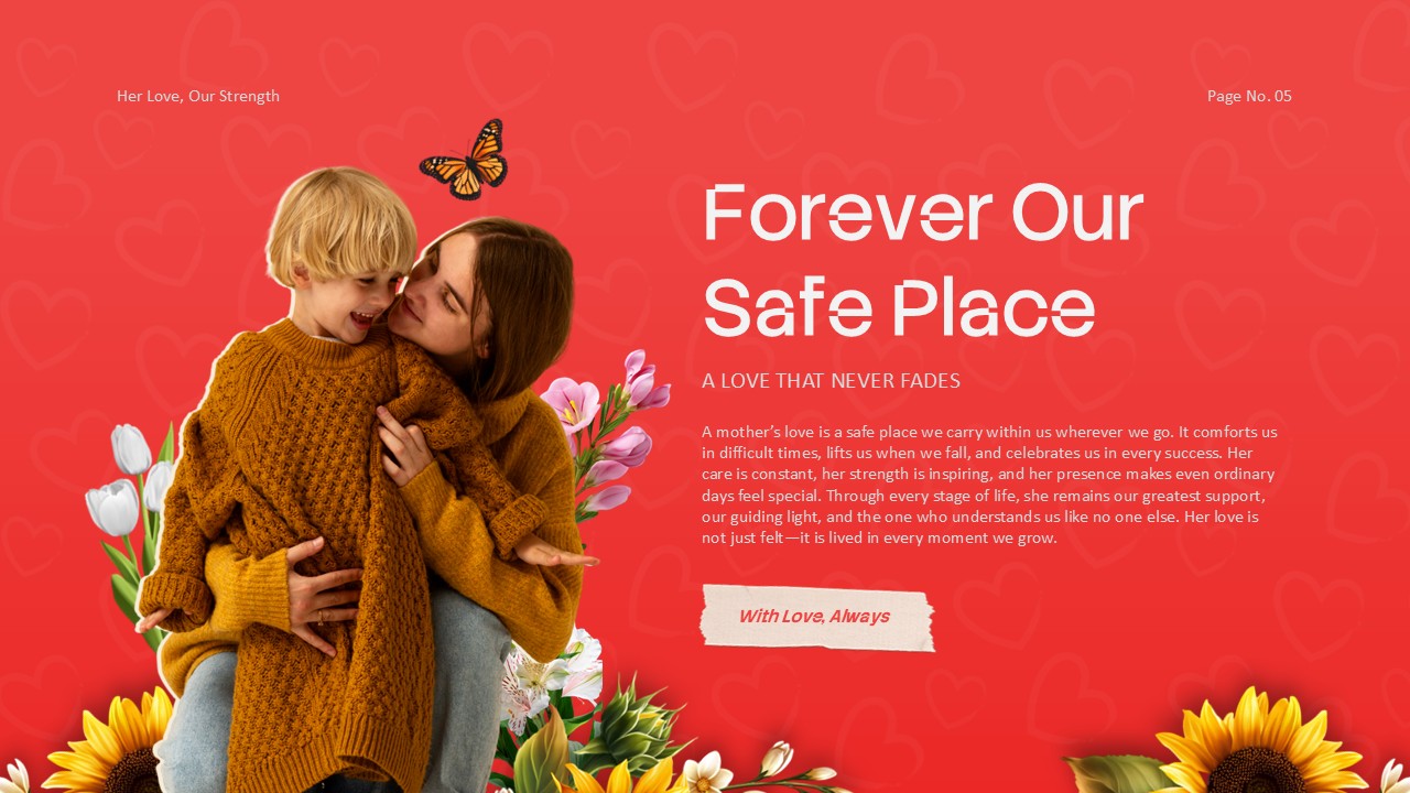 Happy Mothers Day Theme Template PowerPoint & Google Slides