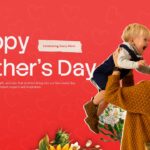 Happy Mothers Day Template - Main slide to present Mother's Day content with celebration theme