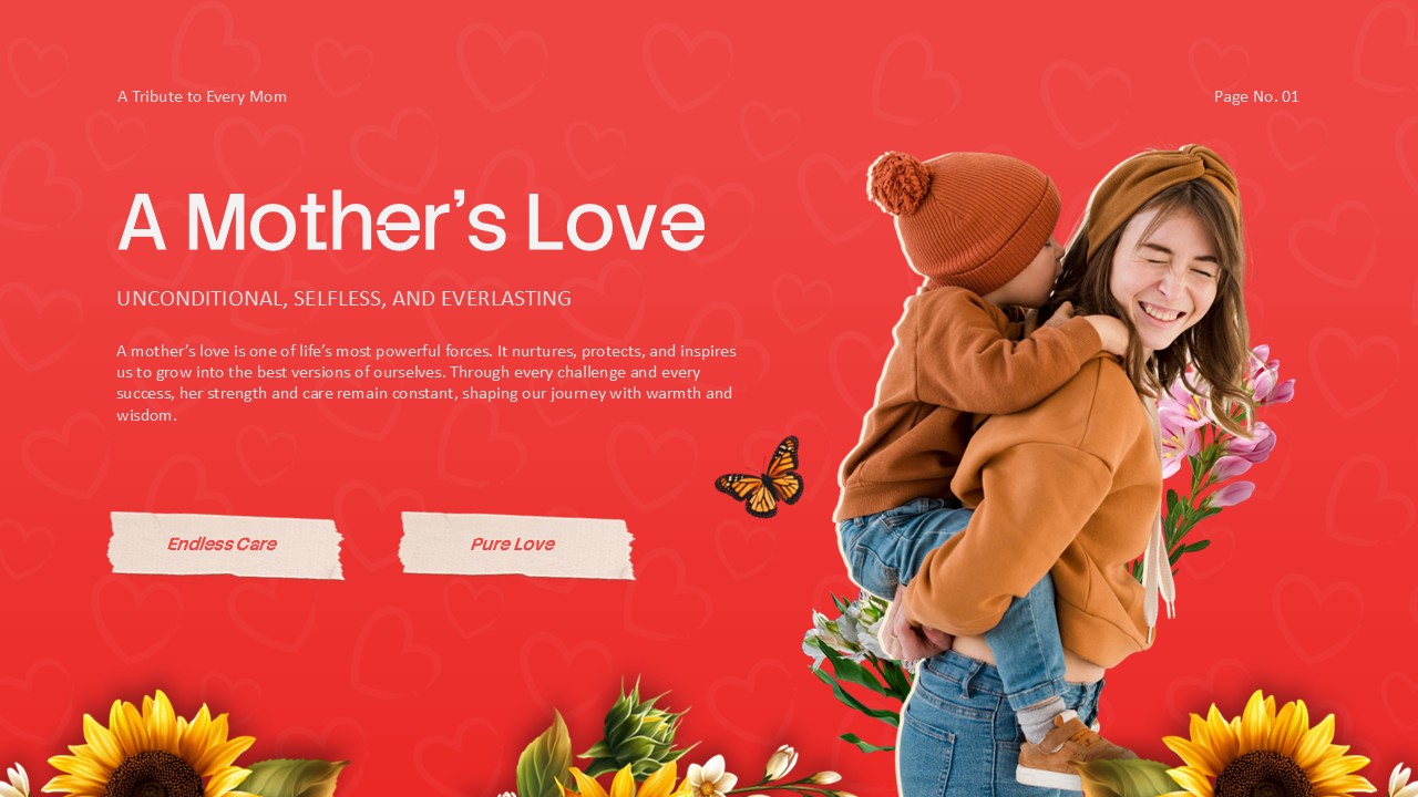 Happy Mothers Day Theme Template PowerPoint & Google Slides