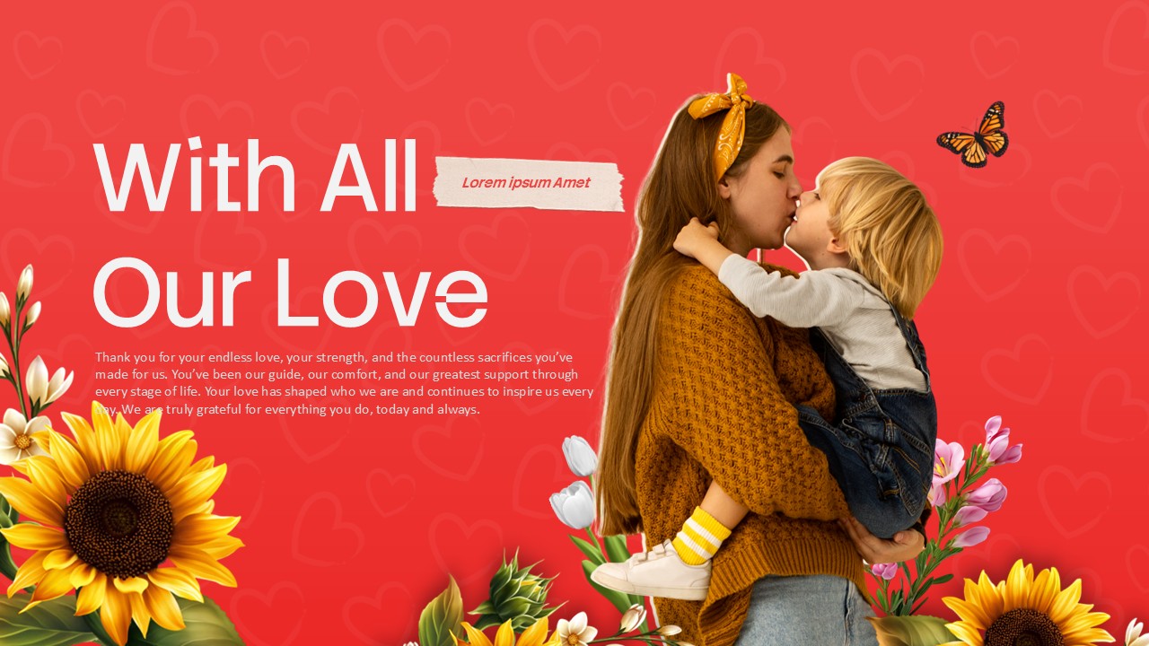 Happy Mothers Day Theme Template PowerPoint & Google Slides