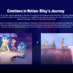Inside Out Template - Riley's emotional journey chapter slide with movie scenes and narrative text