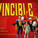 Invincible Template - Title slide with character lineup