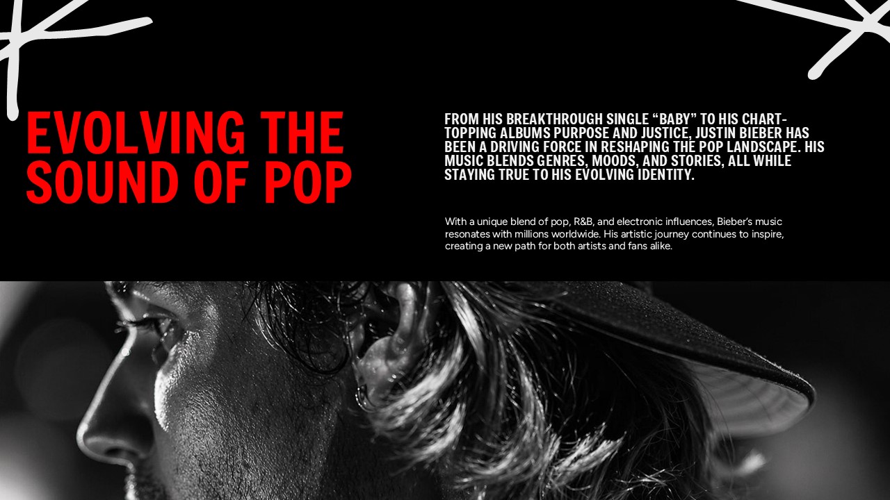 Evolving Sound Template - Musical style slide tracing pop genre transformation and artistic development