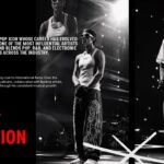 Music Evolution Template - Dual photo layout showcasing artistic collaboration and musical development journey