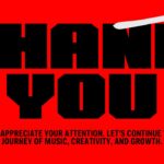 Thank You Template - Bold closing slide with bright red background and appreciation message for audience engagement