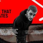 Voice Template - Vocal abilities slide featuring hooded portrait with artistic growth and generational impact text