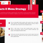 KFC Menu Strategy - Original Recipe chicken and product categories