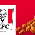 KFC Template - Clean layout with Colonel Sanders logo and chicken