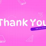 Kids School Template - thank you closing slide with educational background