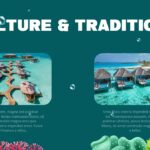 Maldives Template - Culture traditions slide with two-column image layout and descriptive text sections