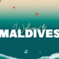 Maldives Template - Welcome slide with underwater theme, coral decorations, jellyfish and seahorse graphics