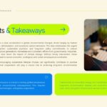 Key Insights Template - Research conclusions with emission reduction actions and digital analysis imagery