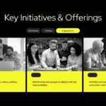 Onboarding Template - Key initiatives three-column card layout