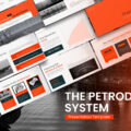 Petrodollar System Template - Professional presentation cover showcasing economic and energy sector themes