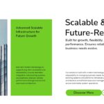 Product Demo Template - Scalability slide with building and infrastructure