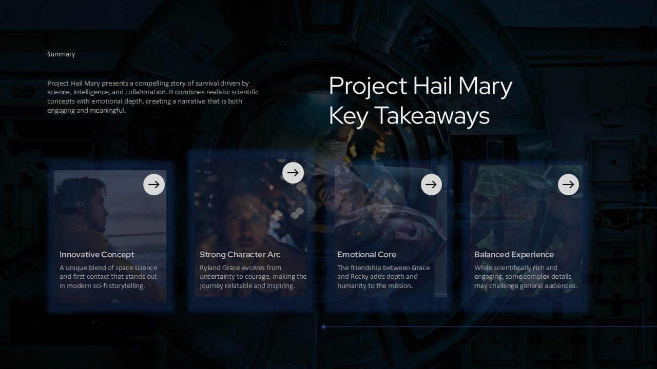 Project Hail Mary Movie Template PowerPoint and Google Slides