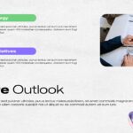 Quarterly Report Template - Future outlook with growth strategy section