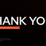 Real Estate Marketing Plan Thank You Template - Professional closing slide with contact information