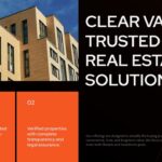 Real Estate Value Proposition Template - Trusted solutions slide with numbered value points