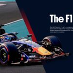 Red Bull F1 Team Cars - Dramatic track action shot highlighting engineering excellence and advanced aerodynamics technology