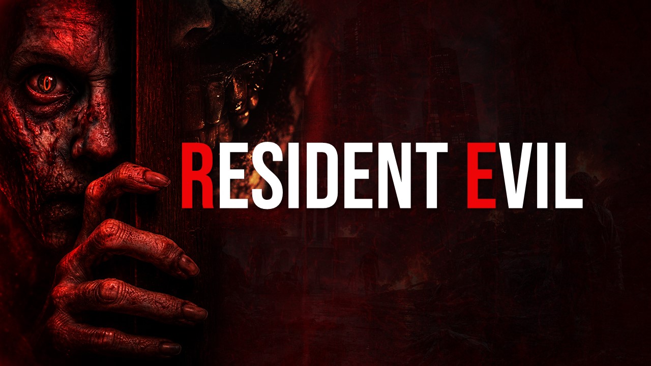 Resident Evil Template - Clean title slide with zombie imagery
