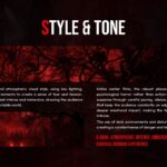 Resident Evil Style Template - Dark atmospheric imagery with tone details