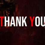 Resident Evil Thank You Template - Clean closing slide with horror theme