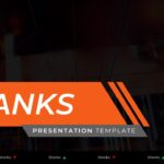 Reuters Template - Thank you closing slide to end news presentations and broadcasts professionally