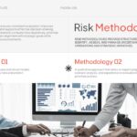 Risk Analysis Template - Assessment methodologies slide to compare quantitative and qualitative approaches