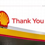 Shell Thank You Template - closing slide with logo and branding