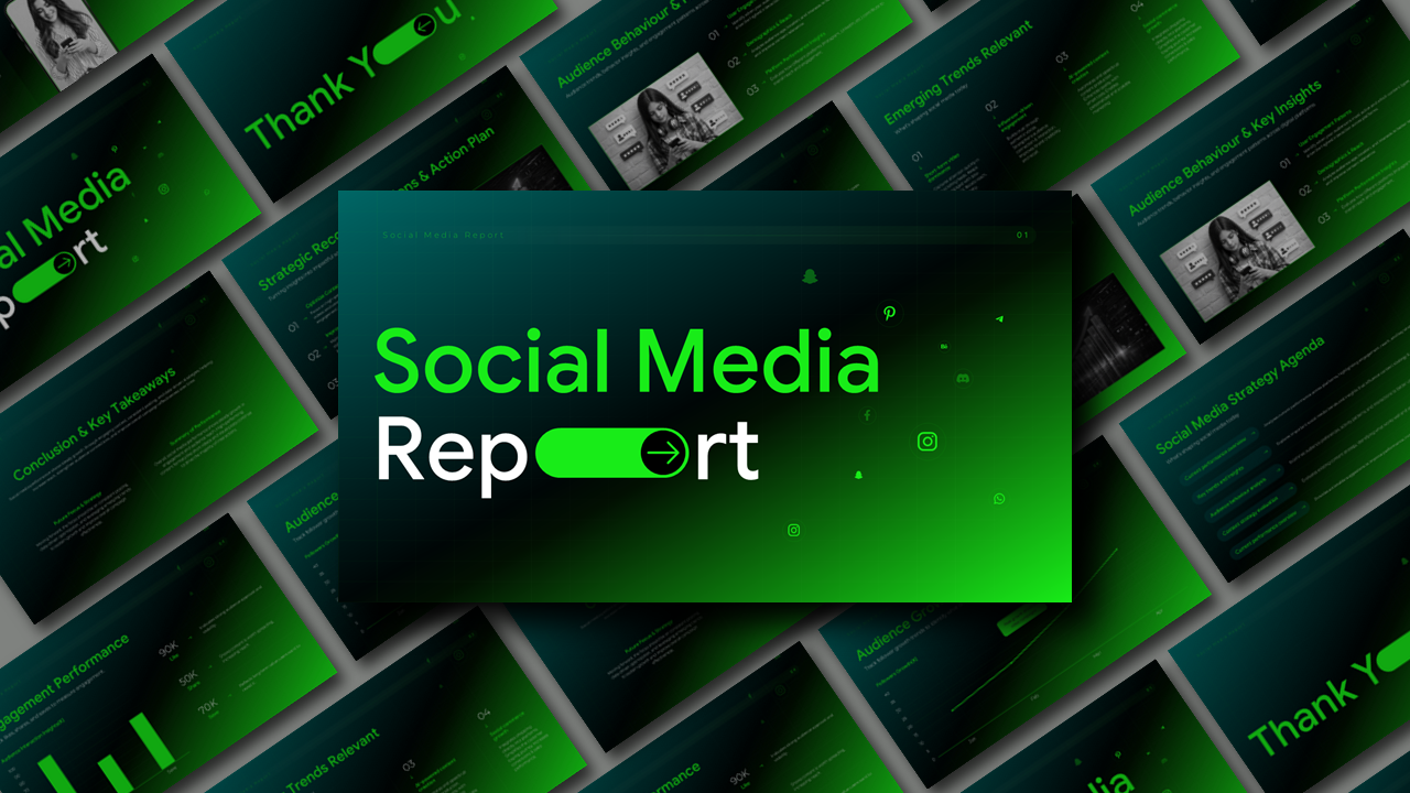 social media report template