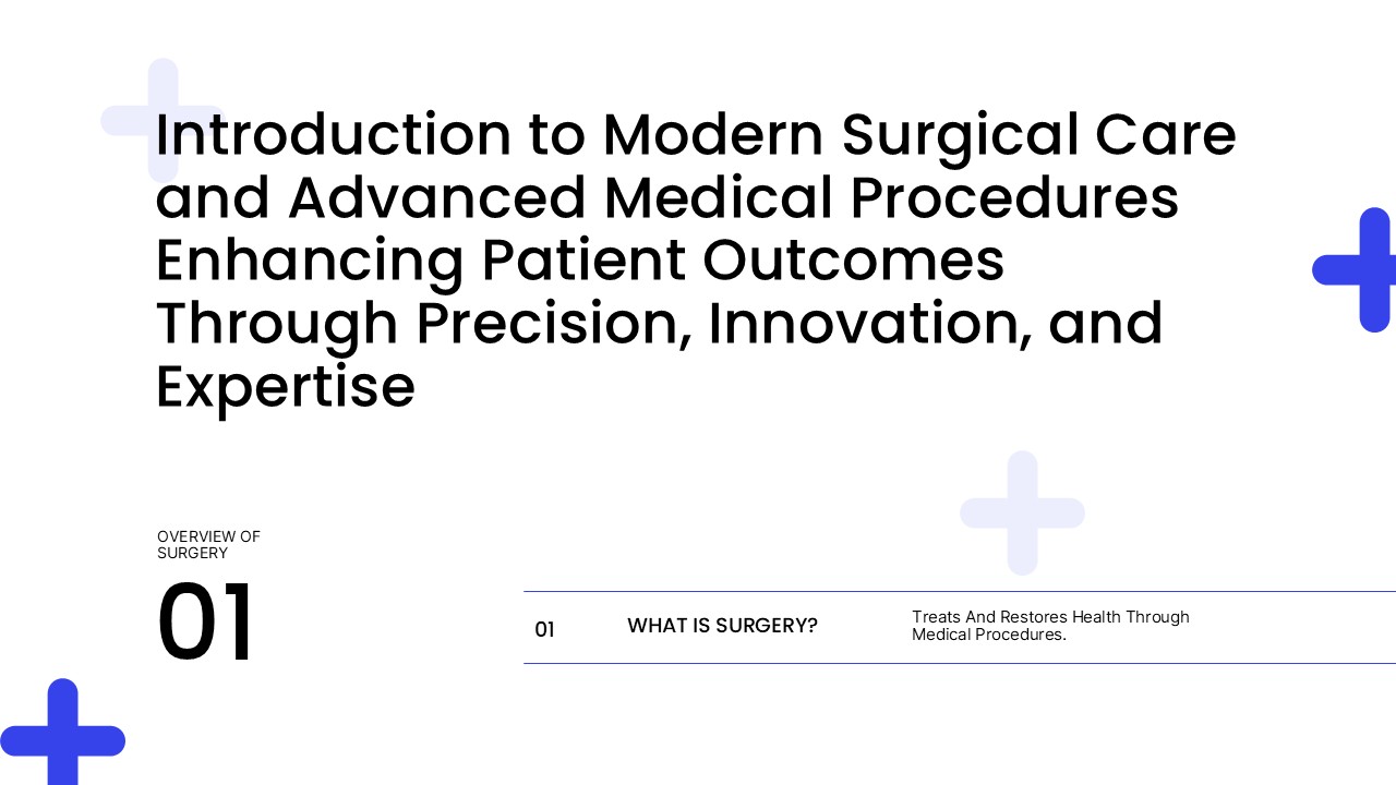 Plantilla de presentación quirúrgica para PowerPoint y Google Slides