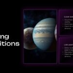 Great Planet Parade Template - Guide slide to share optimal viewing conditions and observation tips