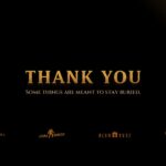 The Mummy Movie Template - Closing slide with thank you text and production company logos