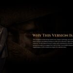The Mummy Movie Template - Differentiator slide with character portrait and modernization text content
