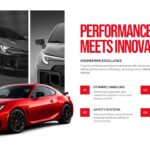 Toyota engineering template - slide to detail performance innovation with handling, efficiency, and safety systems