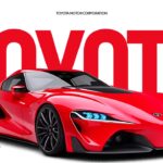 Toyota Motor Corporation template - title slide to present company overview with performance vehicle showcase