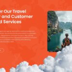 Travel Agency Business Plan Template - Company overview slide with travel photography and service descriptions