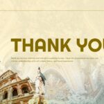 Travel Europe Thank You Template - Closing slide with Big Ben and elegant golden typography design