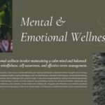 Mental Wellness - Buddha statue with tropical plants and meditation hands showcasing mindful practices