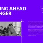 Year In Review Outlook Template - Forward-looking strategy content bridging current success to future growth plans