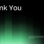 Zero Trust Architecture template - professional thank you slide to close cybersecurity presentations