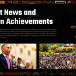 African American Modern Template - Political leadership and crowd activism showcasing contemporary democratic influence