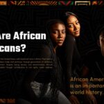 African American Overview Template - Group photo alongside heritage definition text with highlighted cultural quote