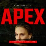 Apex Movie Template - Title slide to establish your film's brand and genre with dramatic thriller aesthetics