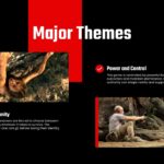 Apex Movie Template - Themes slide to explore deeper meanings and messages within your film narrative