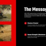 Apex Movie Template - Message slide to convey your film's core themes and social commentary